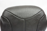 99-02 GMC Sierra 1500 3500 2500 SLT *Driver Bottom Leather Seat Cover Dark Gray* - usautoupholstery