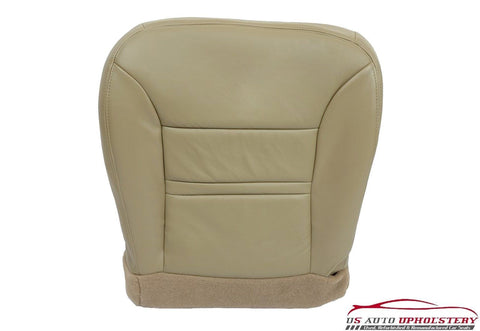 2000 2001 Ford Excursion Limited 4X4 Driver Side Bottom Leather Seat Cover TAN - usautoupholstery