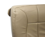 98-02 Dodge Ram 1500 2500 3500 Driver Bottom Synthetic Leather Seat Cover TAN- - usautoupholstery