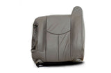 2007 Silverado 2500 3500 CLASSIC LT LS -Driver LEAN BACK Leather Seat Cover Gray - usautoupholstery