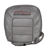 05 06 Ford Expedition Limited XLT XLS Driver Side Bottom Leather Seat Cover Gray - usautoupholstery