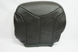 99-02 GMC Sierra 1500 3500 2500 SLT *Driver Bottom Leather Seat Cover Dark Gray* - usautoupholstery
