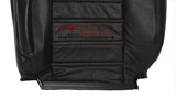 2003-2007 Hummer H2 AWD Driver Lean Back Replacement Leather Seat Cover Black - usautoupholstery