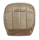 2002-2007 Jeep Grand Cherokee Driver Bottom Synthetic Leather Seat Cover Tan - usautoupholstery