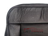 2004 Ford F-150 Lariat Driver Side Bottom Perforated Leather Seat Cover Black - usautoupholstery