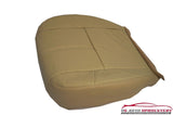2010 Chevy Silverado 2500HD 3500HD 4X4 LT *Driver Bottom Leather Seat Cover TAN* - usautoupholstery