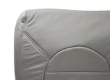 1999 Ford F-350 Lariat -Driver Side Bottom Replacement Leather Seat Cover GRAY - usautoupholstery