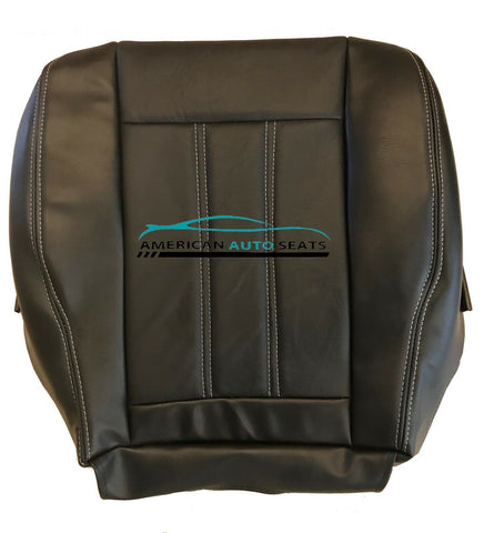 2013 Chrysler Town & Country, Van 4-Door, Driver Bottom Leather Seat Cover-Black