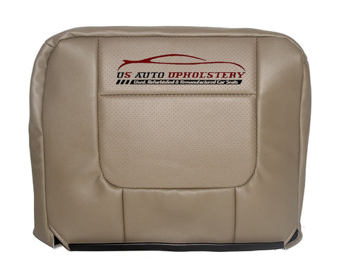 2001 2002 Ford F250 Lariat second row 40 bottom Perforated Leather Cover Tan - usautoupholstery