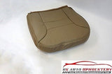 95-99 GMC Suburban 1500 -Driver Side Bottom Replacement LEATHER Seat Cover TAN - usautoupholstery