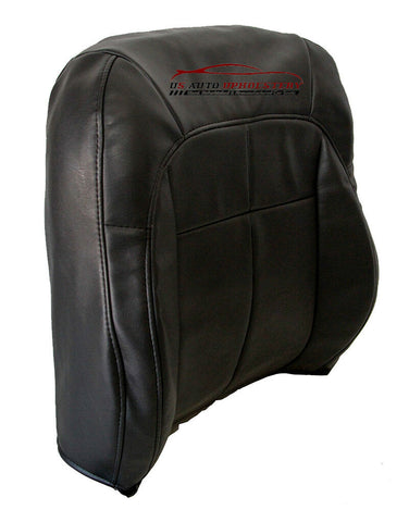 1999-2004 Jeep Grand Cherokee SUV Driver Lean Back Vinyl Seat Cover Dark Gray - usautoupholstery