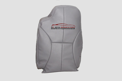 1998-2002 Dodge Ram 2500 PASSENGER Lean Back Synthetic Leather Seat Cover GRAY - usautoupholstery
