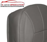 1999 2000 2001 2002 Jeep Driver Bottom Synthetic Leather Seat Cover Gray - usautoupholstery
