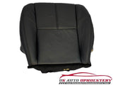 2007-2012 Chevy Silverado 2500HD LT LTZ *Driver Bottom Leather Seat Cover Black - usautoupholstery