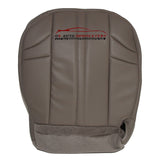 2002-2007 Jeep Grand Cherokee Driver Bottom Synthetic Leather Seat Cover Gray - usautoupholstery