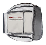 2004 Ford F-150 Lariat Driver Side Bottom Perforated Leather Seat Cover Black - usautoupholstery