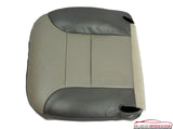2000 Chevy Tahoe Z71 Heated Seats *Driver Bottom Leather Seat Cover 2-Tone Gray* - usautoupholstery