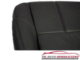 2007-2012 Chevy Silverado 2500HD LT LTZ *Driver Bottom Leather Seat Cover Black - usautoupholstery