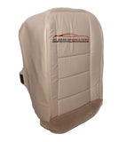 2002-2007 - Ford F250 F350 Lariat - Driver Bottom Leather Seat Cover - TAN . - usautoupholstery