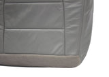 1999 Ford F-350 Lariat -Driver Side Bottom Replacement Leather Seat Cover GRAY - usautoupholstery