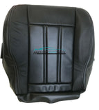 13 Chrysler Town&Country Driver Bottom Leather perforated vinyl Seat Cover Black