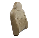 2005 Ford Excursion Limited 6.0L Diesel -Driver Lean Back Leather Seat Cover Tan - usautoupholstery