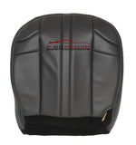 2002-2007 Jeep Cherokee Driver Side Bottom Vinyl Seat Cover Dark Gray Pattern - usautoupholstery