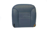 1996 1997 1998 GMC Sierra 1500 Z71 Driver Side Bottom LEATHER Seat Cover Blue - usautoupholstery