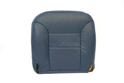 1996 1997 1998 GMC Sierra 1500 Z71 Driver Side Bottom LEATHER Seat Cover Blue - usautoupholstery