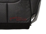 2003 Dodge Ram Laramie Passenger Bottom Replacement Leather Seat Cover Dark Gray - usautoupholstery