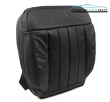 06 Ford F-150 Harley-Davidson Quad-Cab PASSENGER Bottom Leather Seat Cover BLACK - usautoupholstery