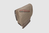2003 Ford F150 Lariat Passenger Bottom Leather Seat Cover - Medium Parchment TAN - usautoupholstery