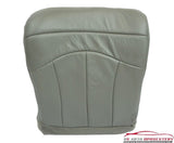99-00 Ford F-150 Lariat Super-Cab 4x4 4WD *Driver Bottom Leather Seat Cover GRAY - usautoupholstery