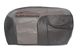 1999 Chevy Tahoe Z71 Second Row Bench 60 Bottom Leather Seat Cover 2-Tone Gray* - usautoupholstery