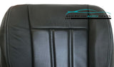 13 Chrysler Town&Country Driver Bottom Leather perforated vinyl Seat Cover Black
