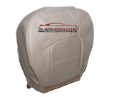1999-2002 - Cadillac Escalade Driver Bottom - PERFORATED Leather SeatCover Shale - usautoupholstery