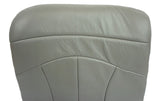 99-00 Ford F-150 Lariat Super-Cab 4x4 4WD *Driver Bottom Leather Seat Cover GRAY - usautoupholstery