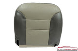 2000 Chevy Tahoe (Limited) Driver Side Bottom Leather Seat Cover In 2-Tone Gray - usautoupholstery