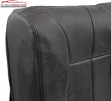 02 Dodge Ram 2500 Driver Side Bottom Synthetic Leather Seat Cover Dark GRAY - usautoupholstery