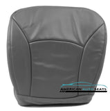 02 Ford E150 E250 E350 Cargo Work Van Driver Side Bottom Vinyl Seat Cover GRAY - usautoupholstery