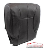 2001 2002 Dodge Ram 2500 Driver Side Bottom Synthetic Leather Seat Cover Dk GRAY - usautoupholstery