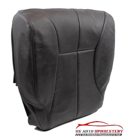 2001 2002 Dodge Ram 2500 Driver Side Bottom Synthetic Leather Seat Cover Dk GRAY - usautoupholstery