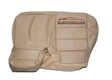 2001 Ford F250 Lariat Passenger Bench Bottom Replacement Leather Seat Cover Tan - usautoupholstery