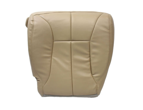 1999 Dodge Ram Laramie Quad Driver Side Bottom Synthetic Leather Seat Cover Tan - usautoupholstery