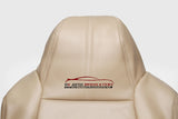 2008 Ford F250 F350 Lariat Driver Side Lean Back LEATHER Seat Cover Camel TAN - usautoupholstery