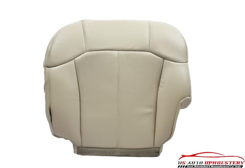 2002 Cadillac Escalade -Driver Side Bottom PERFORATED Leather Seat Cover TAN - usautoupholstery