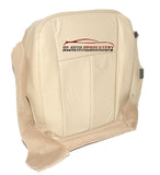 2007-2014 Ford Expedition Driver Side Bottom Perforated Leather Seat Cover Tan - usautoupholstery