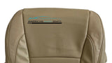 Driver Bottom Leather Perforated Vinyl Seat Cover For 07-12 Lexus ES350 Tan