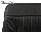 06 Ford F-150 Harley-Davidson Quad-Cab PASSENGER Bottom Leather Seat Cover BLACK - usautoupholstery