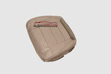 2003 Ford F150 Lariat Passenger Bottom Leather Seat Cover - Medium Parchment TAN - usautoupholstery